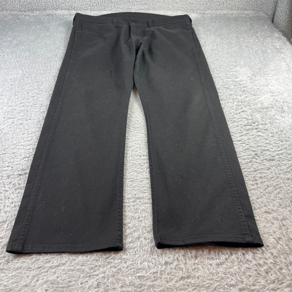 Levi Strauss Mens Black Workwear Straight Leg Pants 30x30 06990-110